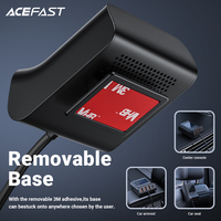 ACEFAST 4 Port USB ładowarka samochodowa gniazdo do zapalniczki splitter PD QC3.0 90W wyświetlacz LED woltomierza stacja dokująca stacja szybkiego ładowania 3